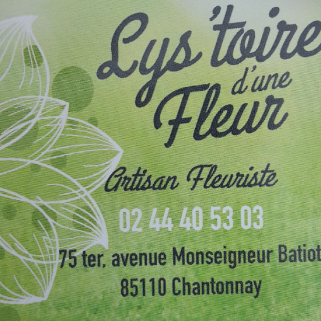 LYS&rsquo;TOIRE D&rsquo;UNE FLEUR